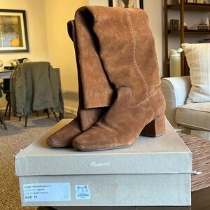 Madewell Walker Over The Knee Suede Boots
